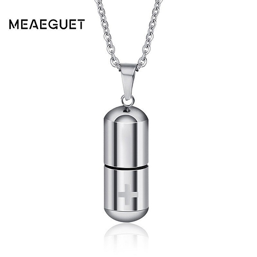 Capsule-Necklace-Pill-Pendant-Stainless-Steel-Openable-Suitable-For-First-Aid-Pill-Or-Medicines-Women-Men