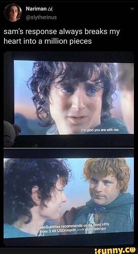 Lord of The Rings Frodo and Sam Nord VPN