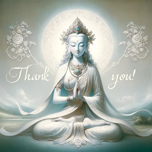 Thank you from White Tara