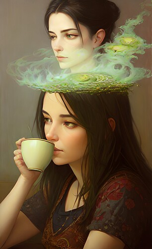 Green Tea Higher Self Crown Chakra