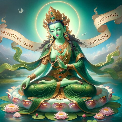 Healing and Love Green Tara