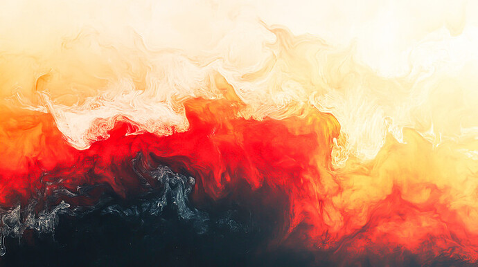 black white gold red