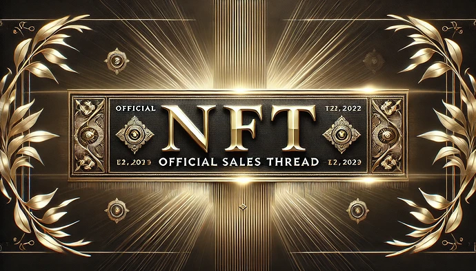 NFT Sales Thread Banner