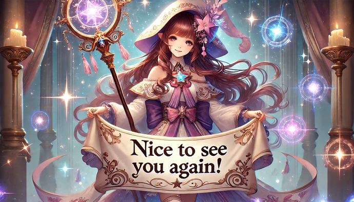 Nice 2 c U Mage girl