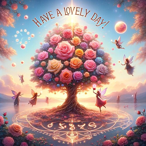 Have a Lovely Day with roses