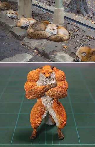 Japanese Artist Turns Hilarious Animal Moments Into Sculptures, And The Result Makes Them Even Funnier (30 Pics)