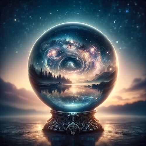 Crystal Ball of Timelessness and Mindfulness