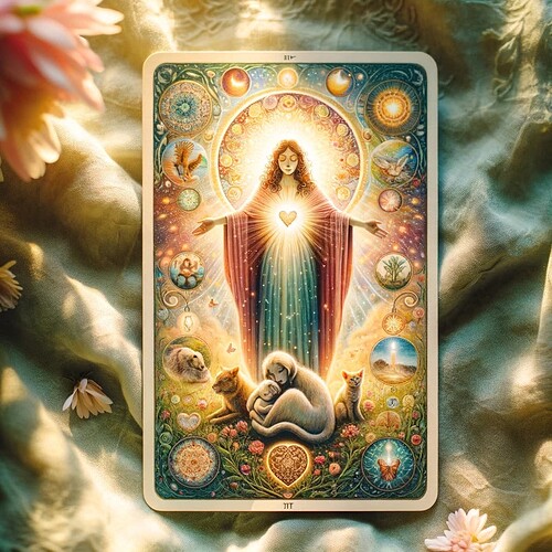 DALL·E 2023-11-23 10.15.28 - Divine Mother's Blessings Features imagery symbolizing the nurturing and protective