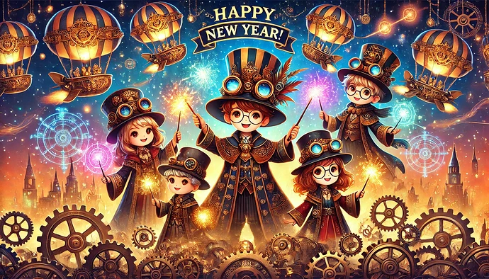 Happy New Year SP mage children