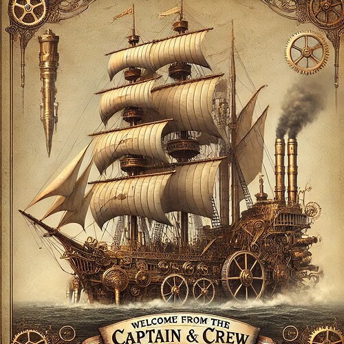 Welcom Capt and Cres Steam