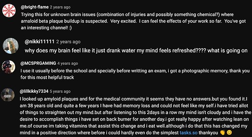 Alzheimers comments