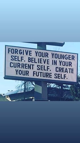 Forgive your younger self