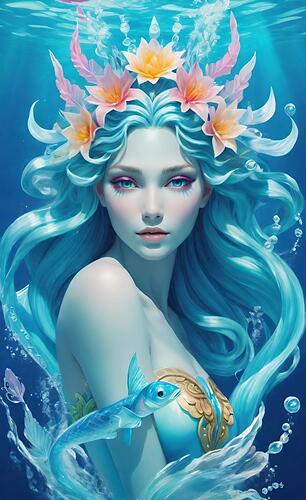 Water Goddess Amphitrite