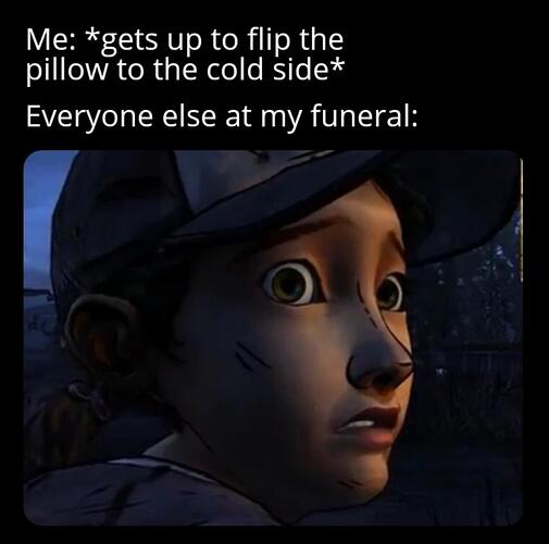 at the funeral