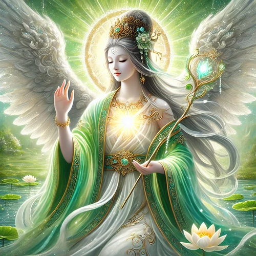 Healing Kwan Yin and Archangel Raphael