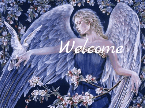 Welcome purple angel