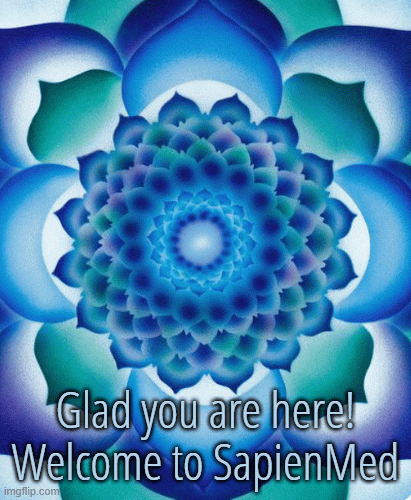 Blue chakra welcome