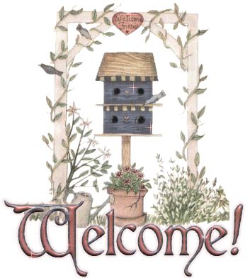 Welcome bird house