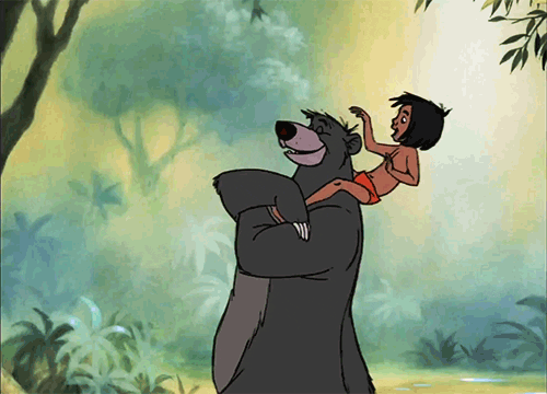 Добрая была охота. Балу Маугли. Маугли 1973 балу. Балу Маугли Дисней. Медведь балу из мультфильма.
