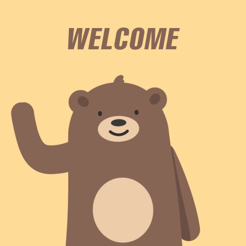 Teddy Bear Welcome wave