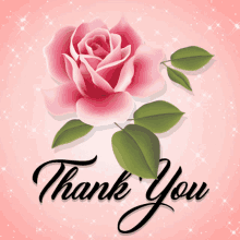 thank you sparkles-pink-rose