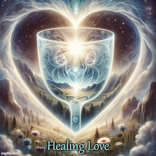 Healing Love Chalice blue