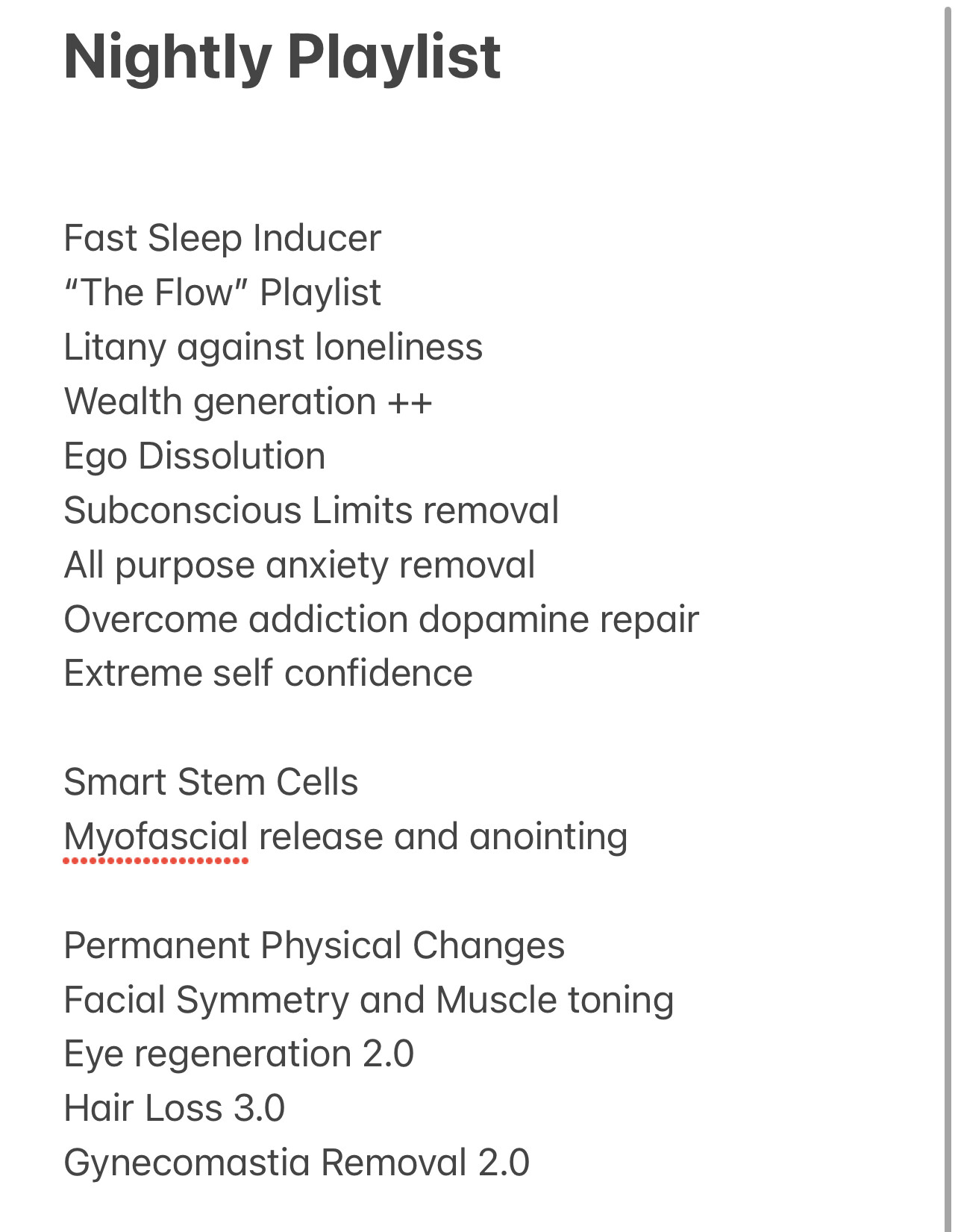 Question about playlist? Too much? - Ask for Advice - Sapien Medicine